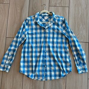 J. Crew Boy Fit Plaid Shirt